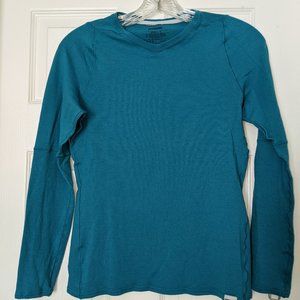 Patagonia merino wool teal baselayer